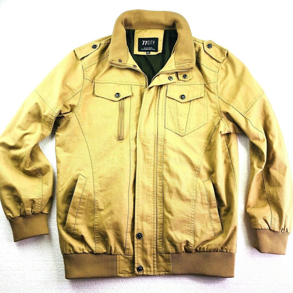 77 City Qiqichen Mens Jacket Blazer Full Zip XL